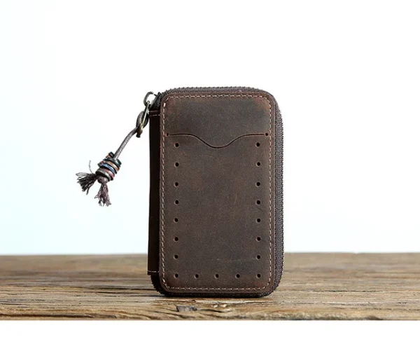 high quality leather key wallet