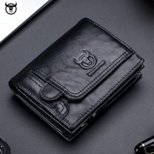 black leather wallet cheap