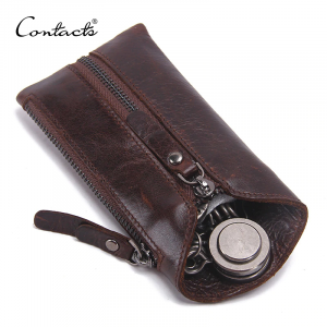 vintage leather key wallet