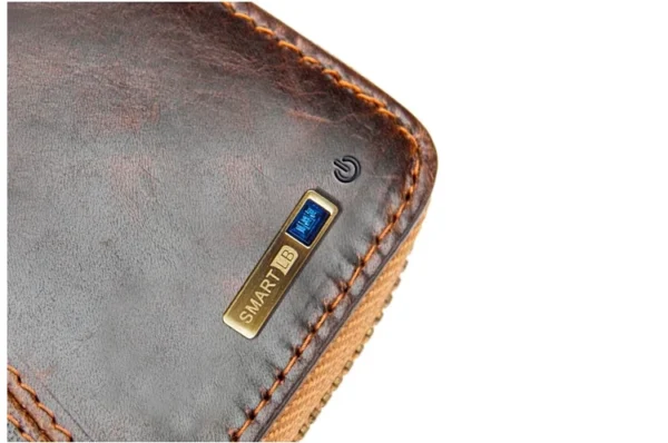 smart leather wallet